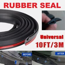 3m Black Rubber Seal Strip Trim For Car Front Windshield Plastic Panel-hood