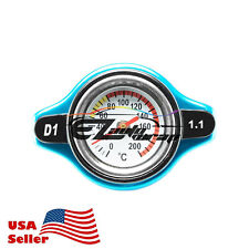 1.1 Bar Thermostatic Radiator Cap 13 Psi Pressure Rating With Temperature Gauge