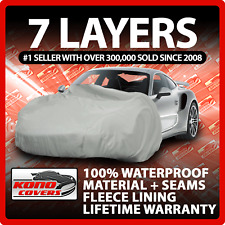 7 Layer Car Cover Indoor Outdoor Waterproof Breathable Layers Fleece Lining 7036