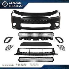 Fit For 2015-2022 Dodge Charger Srt Hellcat Style Front Bumper Full Body Kit