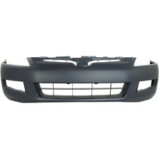 New Fits 2003-2005 Honda Accord Front Bumper Cover Primed With Fog Light Holes