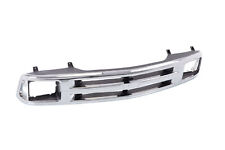 Fit Chevrolet S10 94-97 Blazer 95-97 Front Upper Grille Shell Chrome And Argent