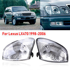 Front Corner Lamps Turn Signal Marker Lights For 1998-2007 Lexus Lx470 Lhrh