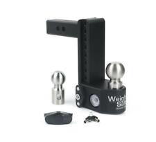 Weigh Safe Sws82 Adjustable Trailer Hitch Ball Mount - 8 Adjustable Drop Hitch