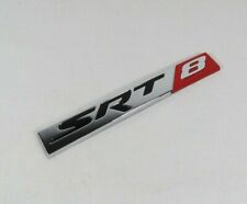 Dodge Challenger Charger Srt8 Emblem Rear Trunk Red Chrome Badge Srt-8 Nameplate