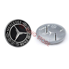 For Mercedes Benz Clk Cls E Ml Gl Front Hood Badge Black Emblem A2078170316