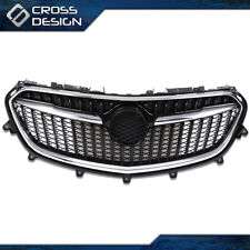 Fit For 2017-2019 Buick Encore Front Upper Grille Chrome Black Mesh Grill