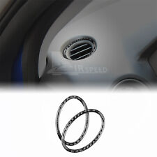 Carbon Fiber Black Side Air Vent Cover Sticker For Subaru Impreza Sti 2004-2005