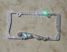 3d Jaguar Bling License Plate Frame Crystallized By Icy Couture