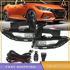 Fog Light Lamps Wcover Switch Kits For 2020 2021 Nissan Sentra Rightleft Side