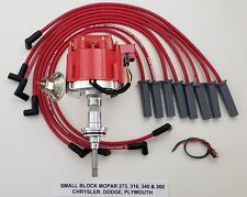 Mopar 318 340 360 Red Hei Distributor 8.5mm Spark Plug Wires Usa Dodge Chrysler