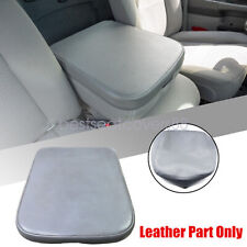 2002-2007 2008 For Dodge Ram Leather Center Console Lid Armrest Cover Gray