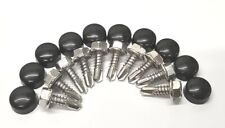 10 Lund Cab Sun Moon Visor Mounting Hardware Stainless Screws Paintable Caps