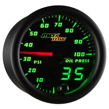 Maxtow Double Vision Oil Psi Pressure Gauge Meter W Digital Analog Readouts