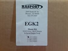 Hasport Egdc Dual Height K-series Mount Kit 92-01 For Civic Integra Egk2-62a