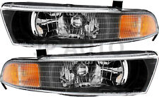 For 2002-2003 Mitsubishi Galant Headlight Halogen Set Driver And Passenger Side