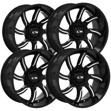 Set Of 4 Ion 151 20x9 8x170 0mm Blackmilled Wheels Rims 20 Inch