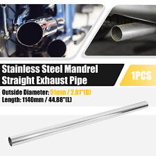 Straight 2 Od 45 Length Diy Custom Mandrel Exhaust Pipe Tube Pipe Universal