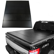 4-fold Tonneau Cover Truck Bed 6.5ft Hard Solid Fit For 2004-2014 Ford F150 Frp