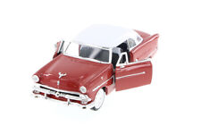 Red 1953 Ford Crestline Victoria 124 Scale Diecast Model With Window Box