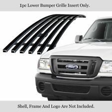 Fits 2006-2012 Ford Ranger Lower Bumper Stainless Black Billet Grille Insert