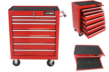 7 Drawer Steel Rolling Tool Cart With Wheels Lockable Tool Boxes Storage Chest