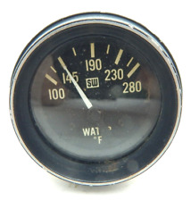 Vintage Sw Stewart Warner Gauge Dash 2-16 Electric Water Temperature 100-280