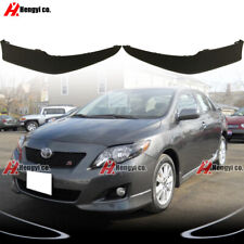 For 2009-2010 Corolla 2 Piece Factory S Style Front Bumper Chins Lip Body Kit