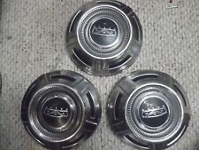 1967-1977 Ford F250 Stainless Hubcaps 12 Set Of 3