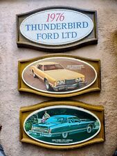 Ford Dealership Show Room Signs For 1976 Thunderbird Ltd