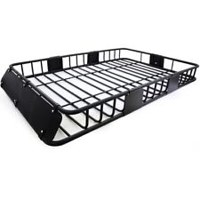 Fit Jeep 61 Roof Rail Rack Basket Cross Bars Top Mount Cargo Carrier Extension
