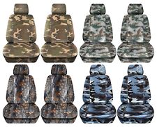 Truck Seat Covers Fits 2015-2018 Ford F150 Front Camouflage Auto Seat Covers