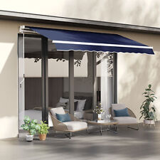 Patio Awning Canopy Retractable Deck Door Outdoor Sun Shade Shelter 10 X 8