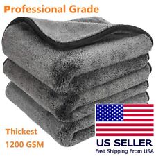 Super Thick Microfiber Towels Cleaning Cloth Rag Car Wash Polishing Detailing