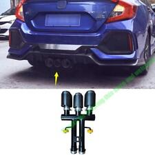 For Honda Civic Type-r 2016-2021 Carbon Fiber Rear Exhaust Muffler Tip Tail Pipe