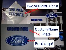 O Scale 148 Ford Dealership Sign With Any Custom Dealership Name. 3d Printed
