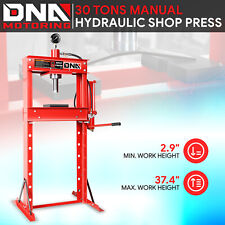 30 Ton66139lbs Air Hydraulic H-frame Garage Floor Shop Press W Plates Red