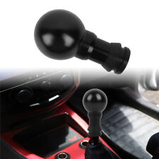 Jdm Universal Round Ball Black Aluminum Automatic Gear Shift Knob Lever Shifter