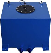 8 Gallon Blue Coated Aluminum Racingdrifting Fuel Cell Gas Tank Level Sender