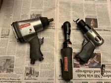 3 Pcs Craftsman Mechanic Air Tool Kit Impact Ratchet Wrench Hammer