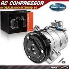 Ac Compressor With Clutch For Chevrolet Equinox Gmc Terrain 2010-2011 L4 2.4l