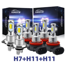 For Ford Fusion 2008 2009 2010 2011 2012 2013 Led Headlights Bulbs Fog Light Kit