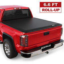 6.5ft6.6ft78 Inch Roll-up Truck Bed Tonneau Cover For 88-07 Silverado Sierra