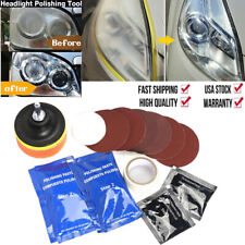 New Pro Car Headlight Lens Restoration Kit Headlight Cleaner Polishing Tool Usa