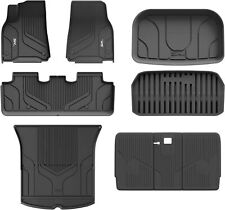 Floor Mats Cargo Linerrear Seat Back Mats Accseeories For Tesla Model Y 2020-23