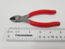 Snap On Tools New 85acf 5 Inch Red Soft Grip Diagonal Cutter