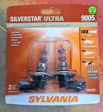 Sylvania Silverstar Ultra 9005 Pair Set High Performance Headlight 2 Bulbs New