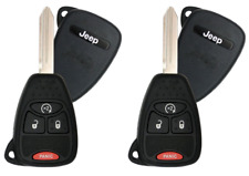 2 Remote Key For Jeep 2010-2018 4-button Remote Start Oht692427aa Top Quality