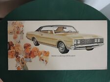 1969 Car Dealership Sign Mercury Montego Mx Brougham Showroom Cardboard Display