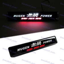 Jdm Mugen Power Logo Led Light Car Front Grille Badge Illuminated Decal Sticker